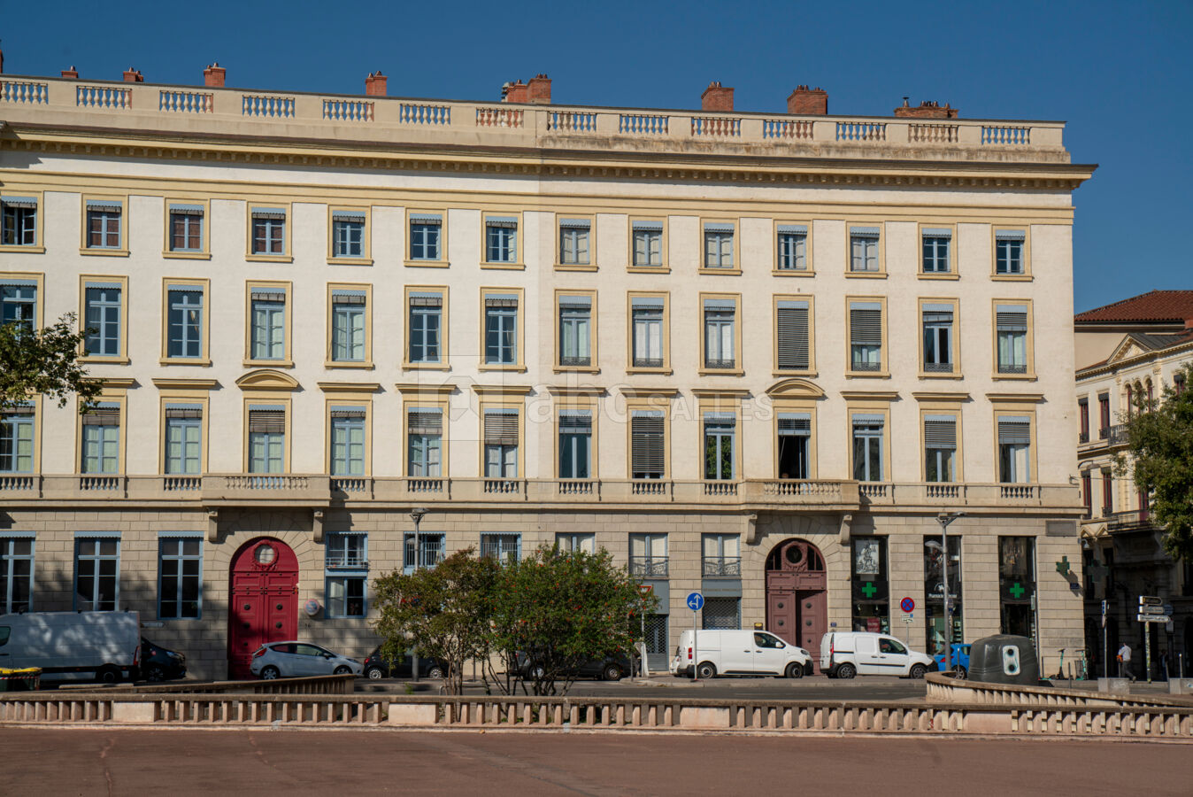 Façade immeuble place Bellecour