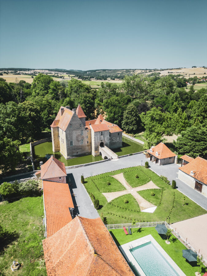 Château vu de hauteur