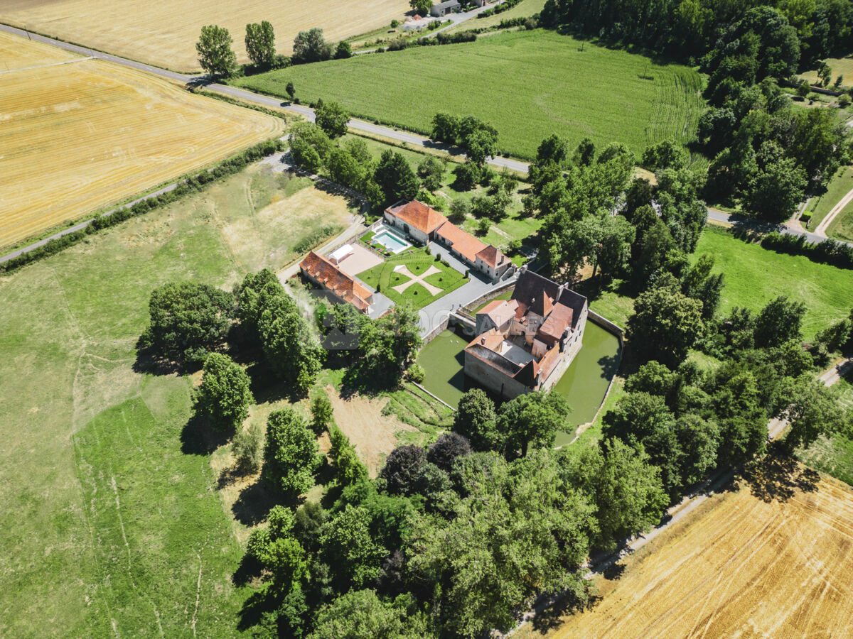 Château vu du ciel