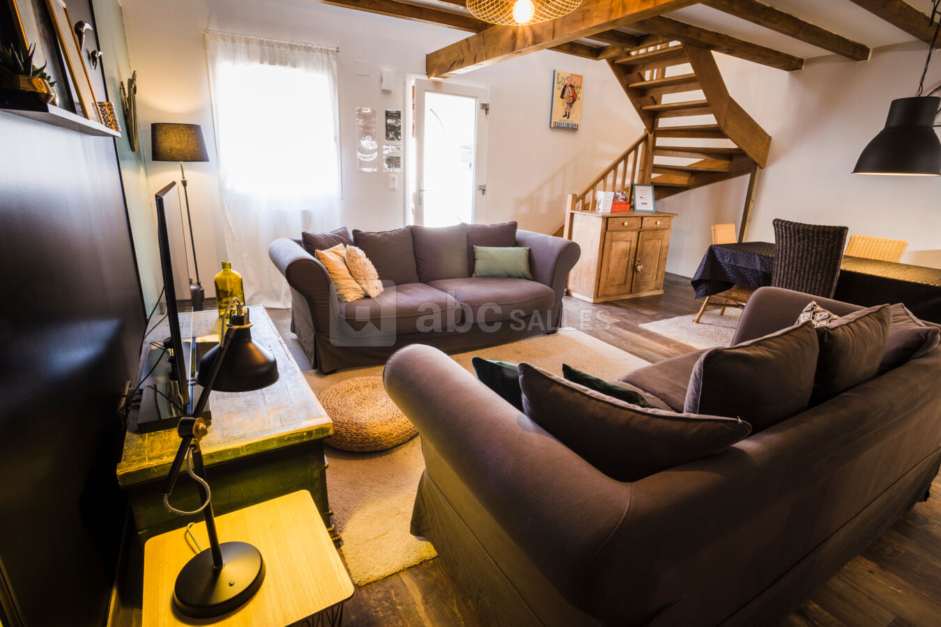 Salon d'un des appartements