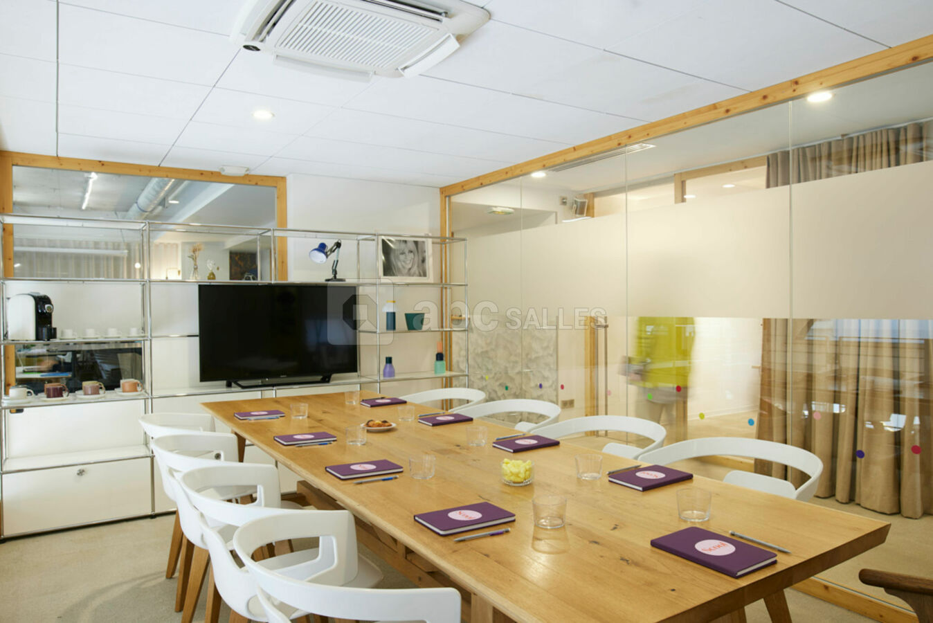 Salon vitré