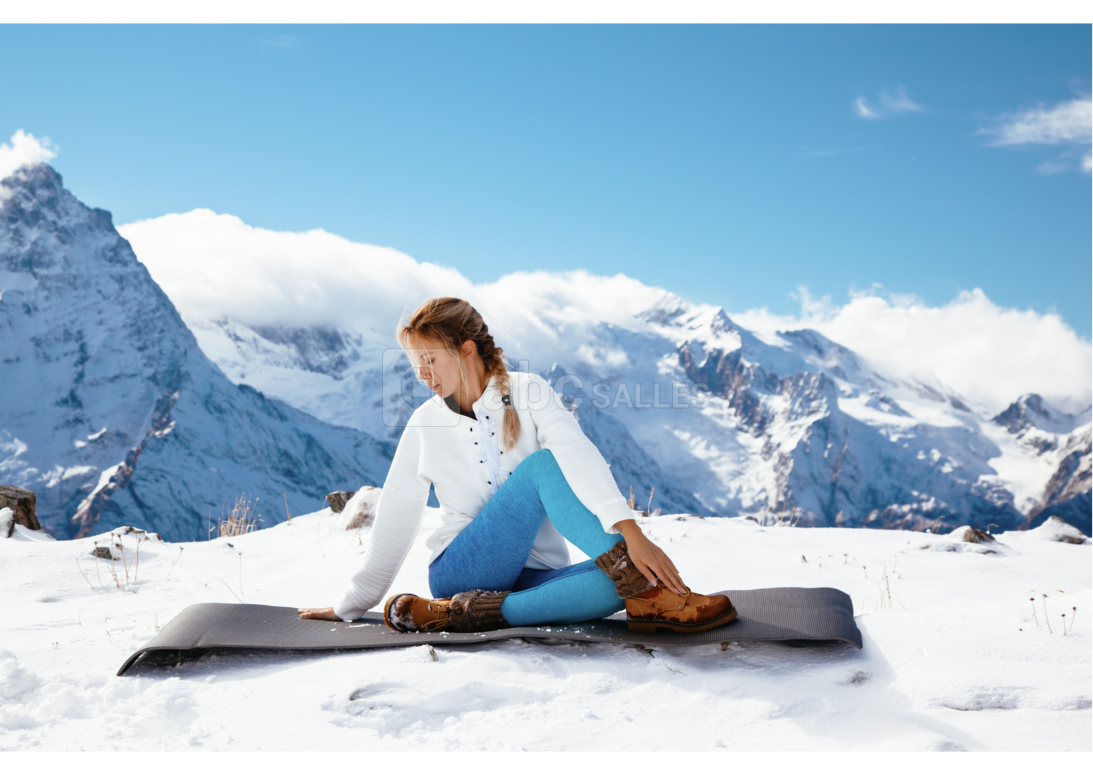 Snow yoga