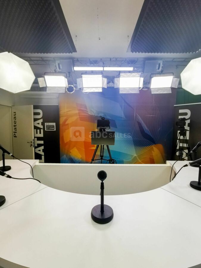 Studio avec décor