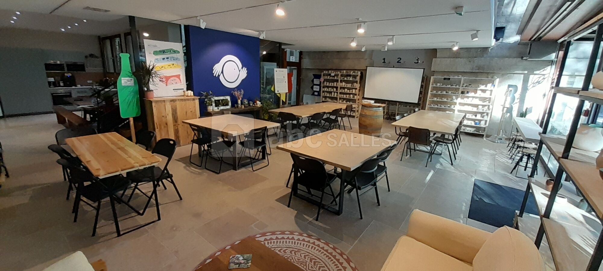 Rez-de-chaussée - Ilots avec présentation