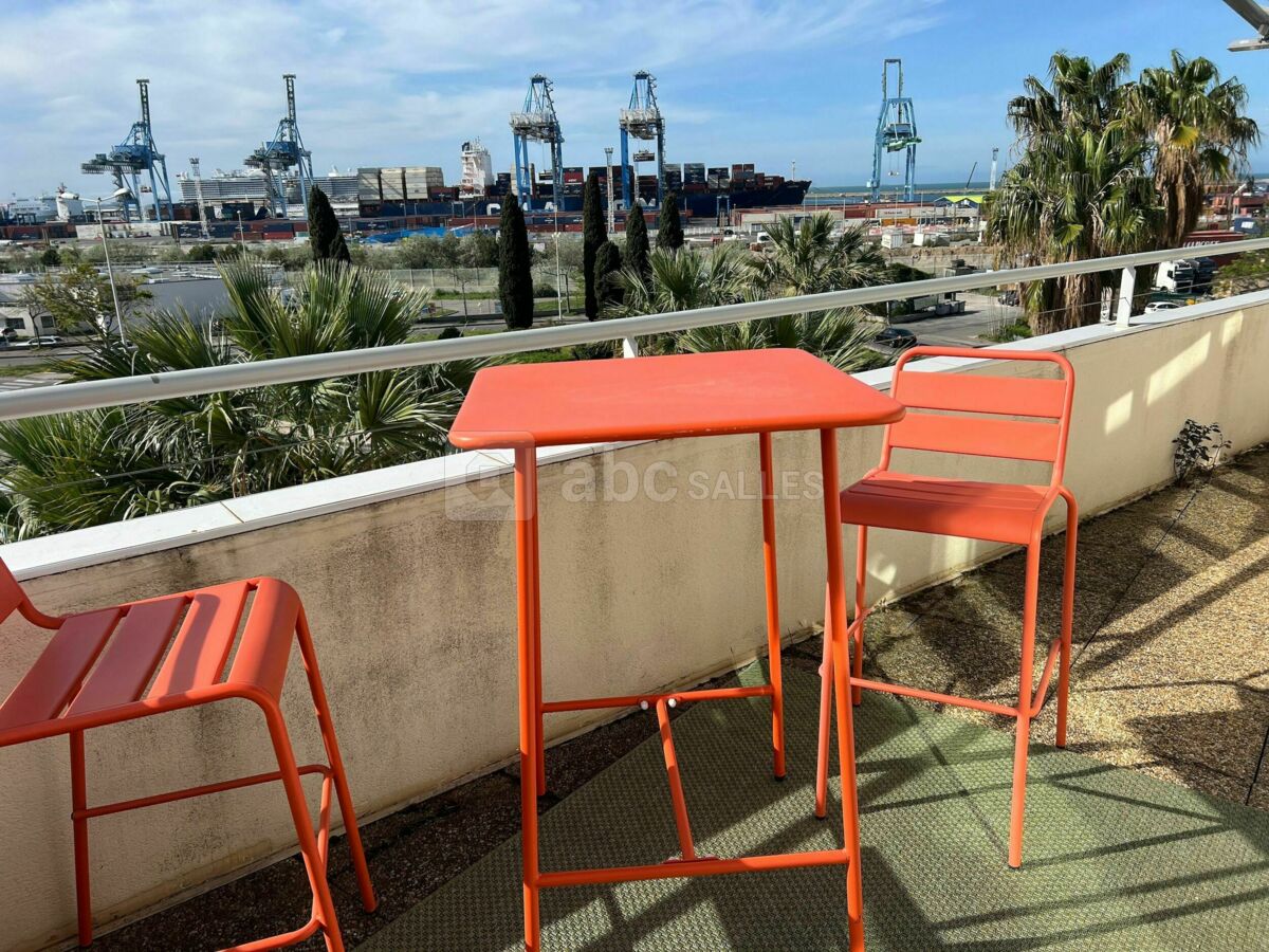 Terrasse de la salle de réunion