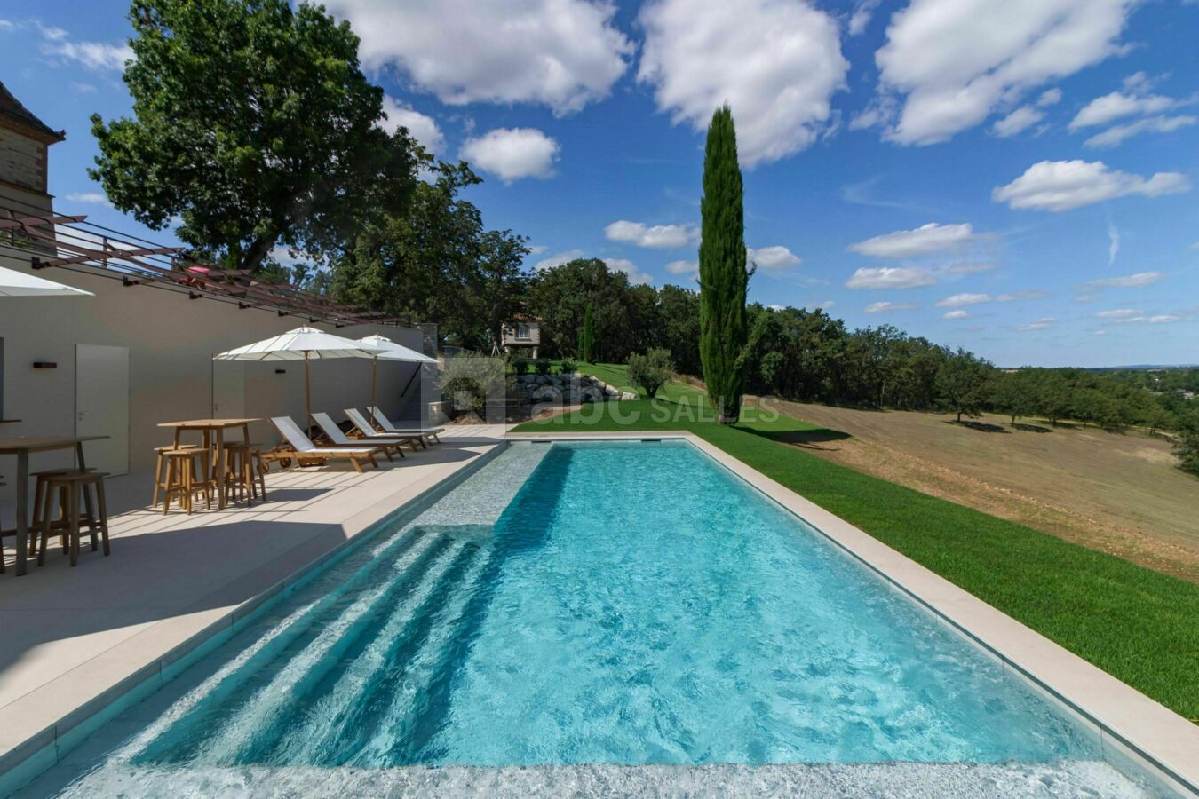 Vue piscine