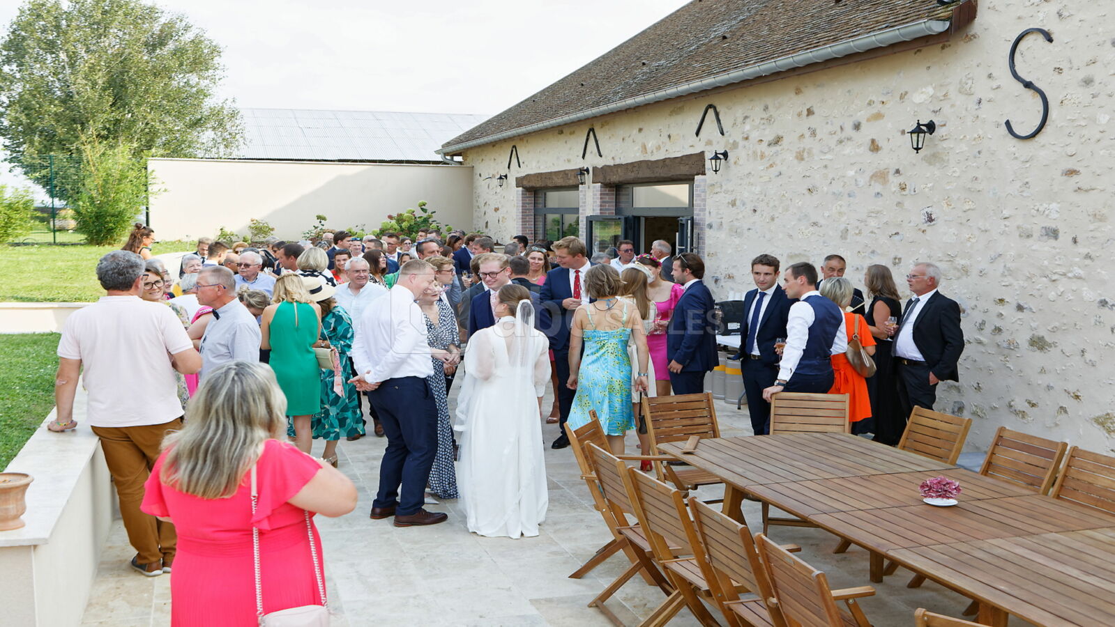 Terrasse en travertin