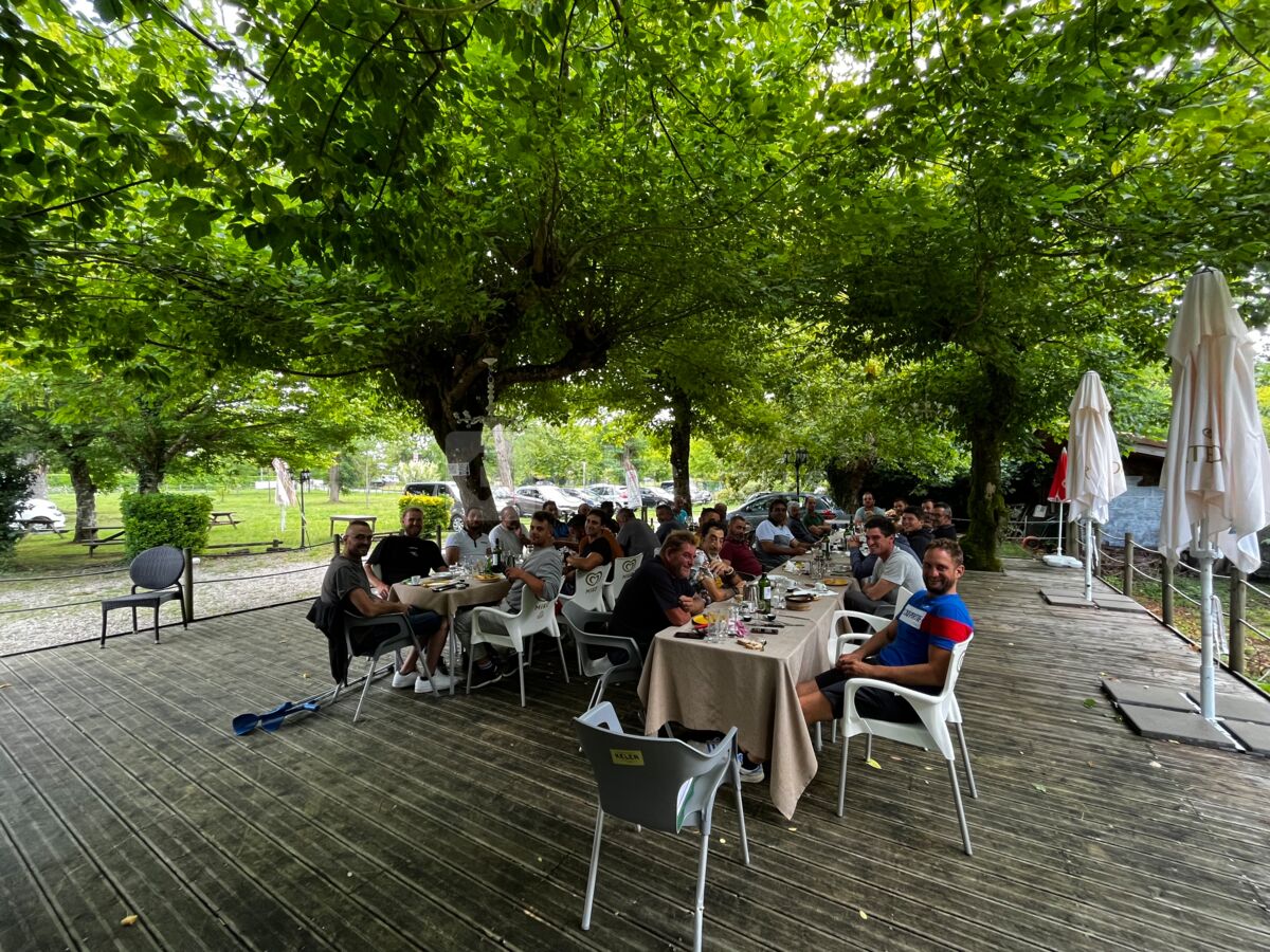 Repas de Club Sportif sur la terrasse