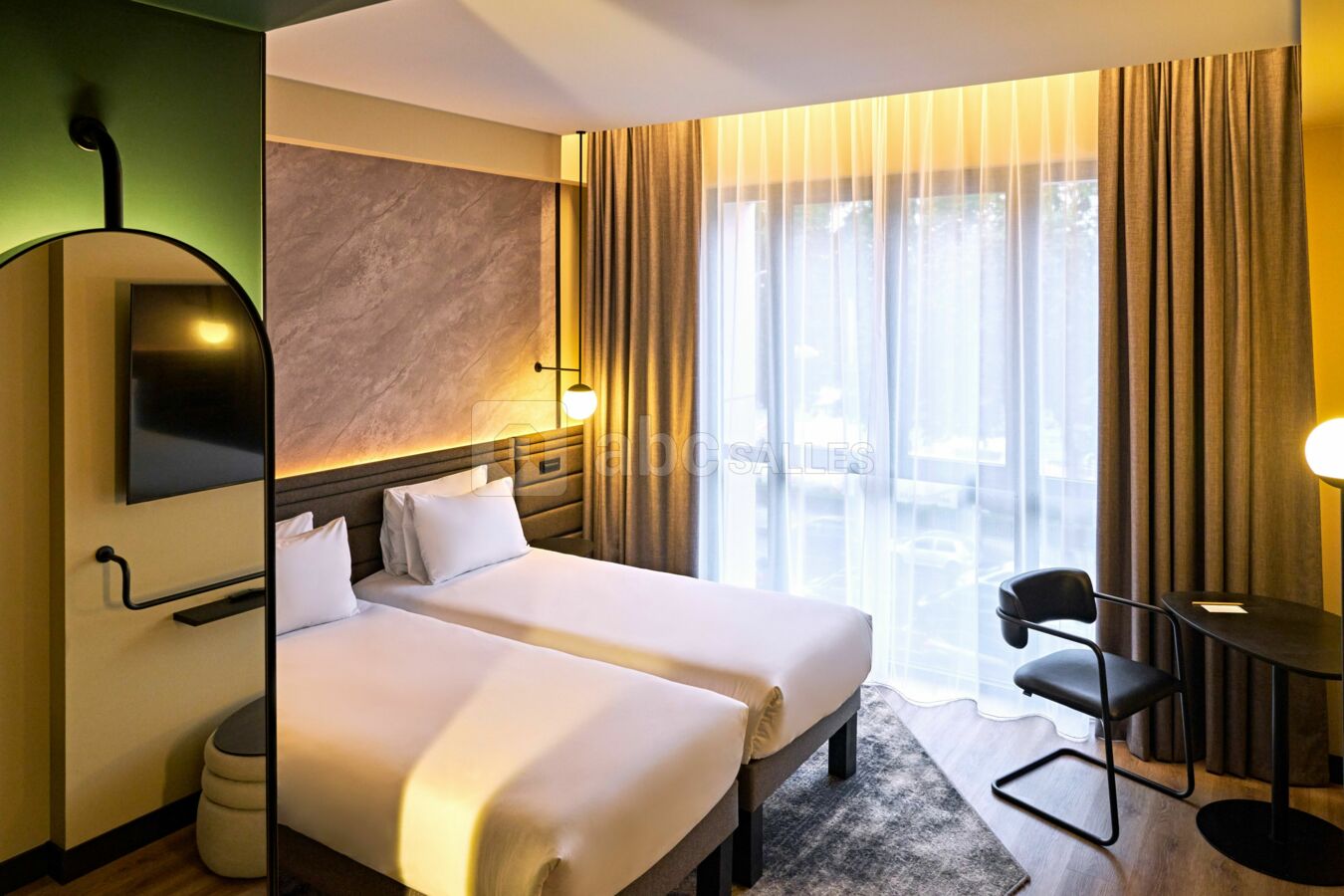 Chambre twin Novotel Rouen Centre Cathédrale