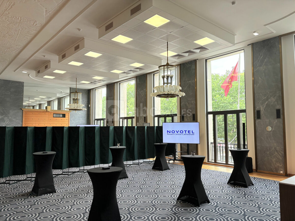 Grande salle des Consuls - Cocktail avec paravents