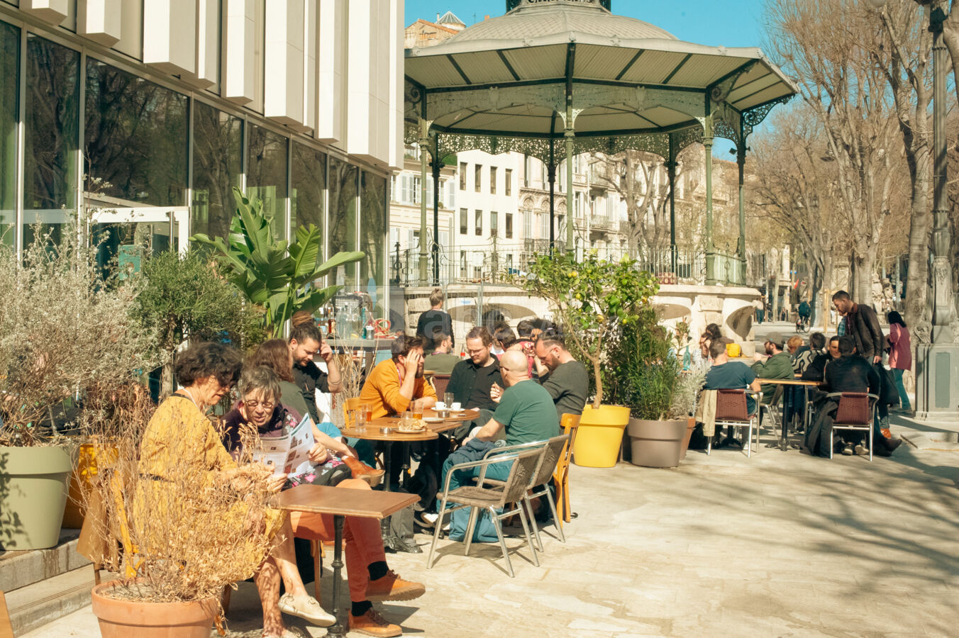 Terrasse Brasserie BLUM - rez de chaussée
