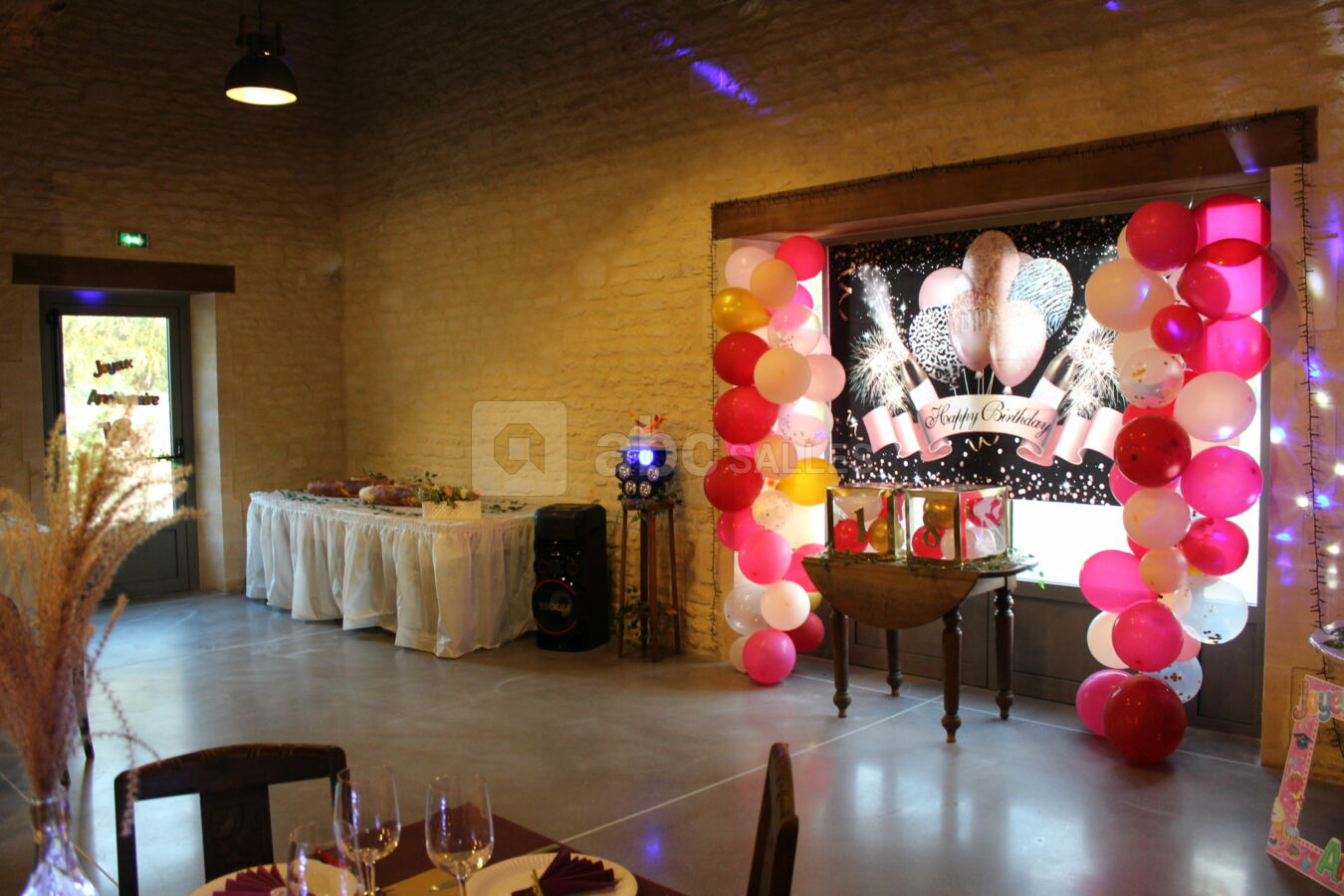 Déco anniversaire 18 ans