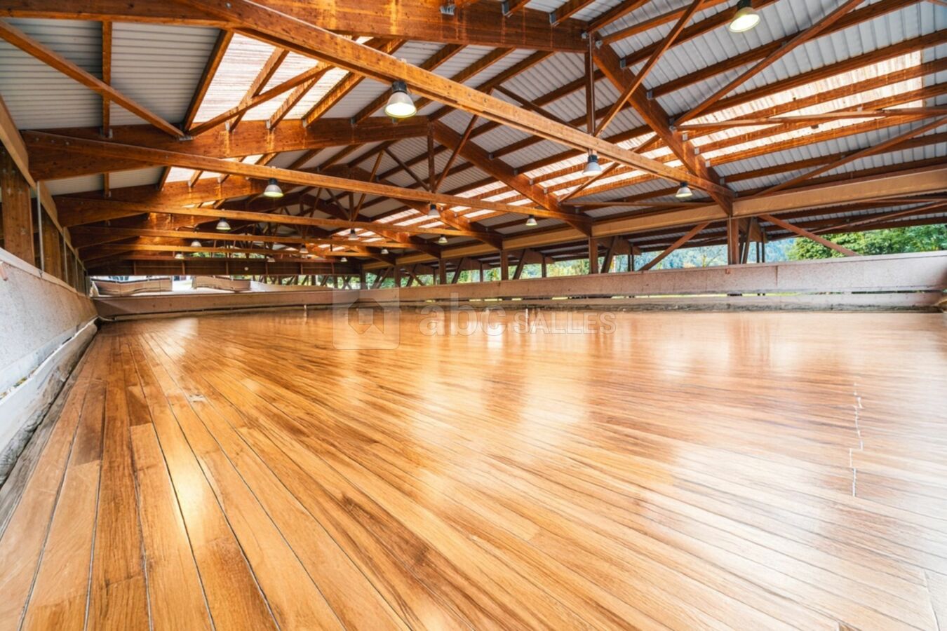 Le manège avec parquet