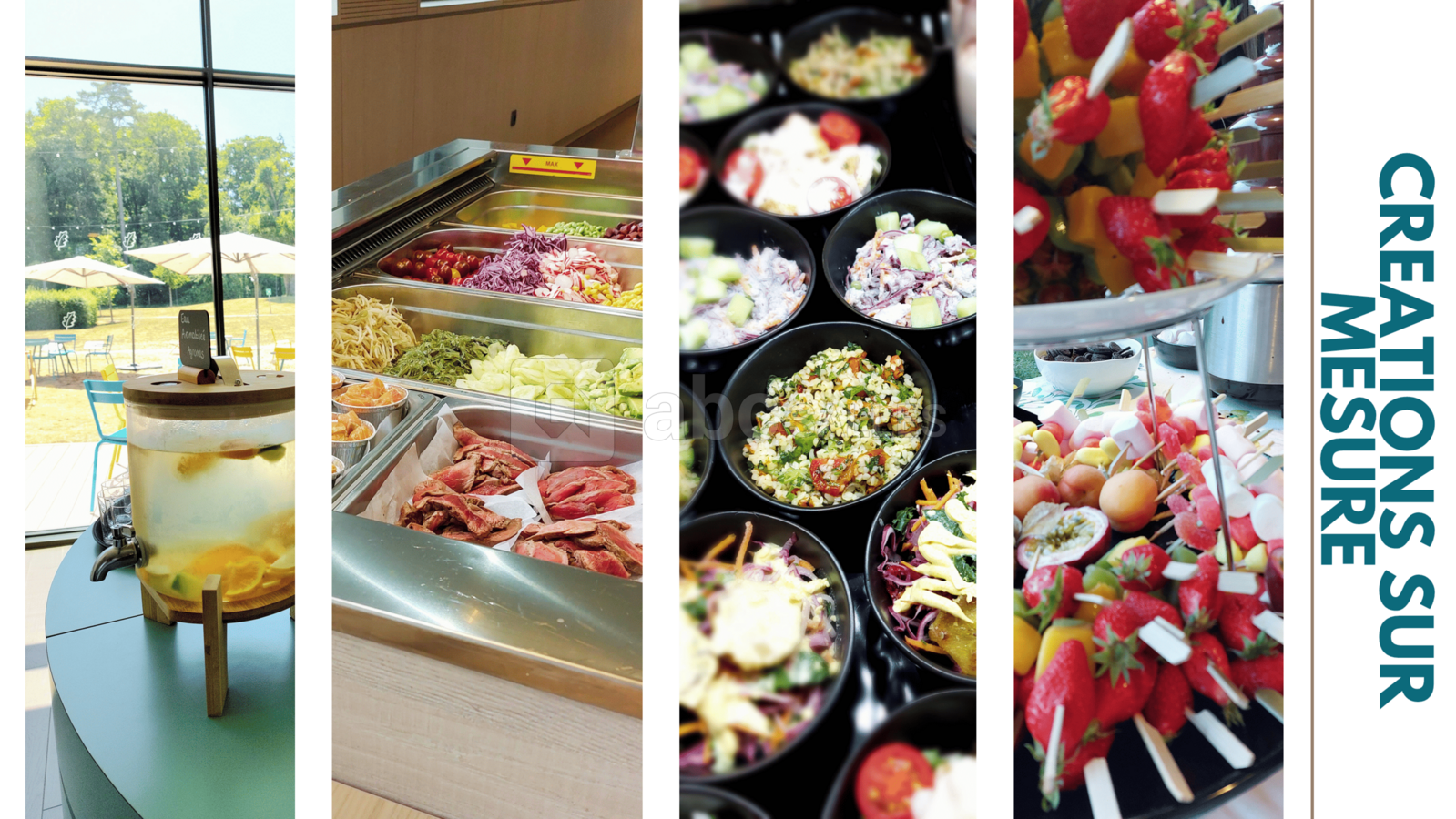 Créations sur mesure de nos Chefs chez Maubreuil Séminaires