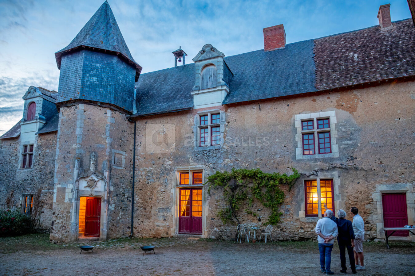 Façade sud du château