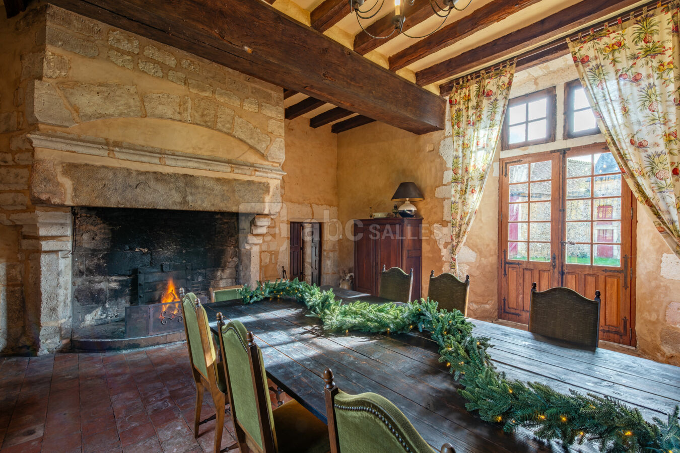 Salon d'honneur au château