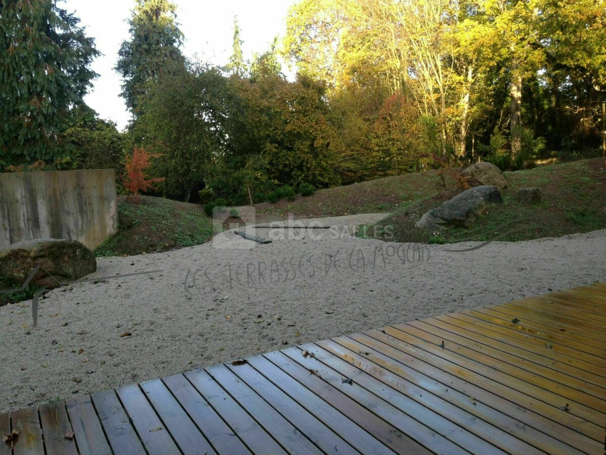 Jardin sec vu depuis la grande salle