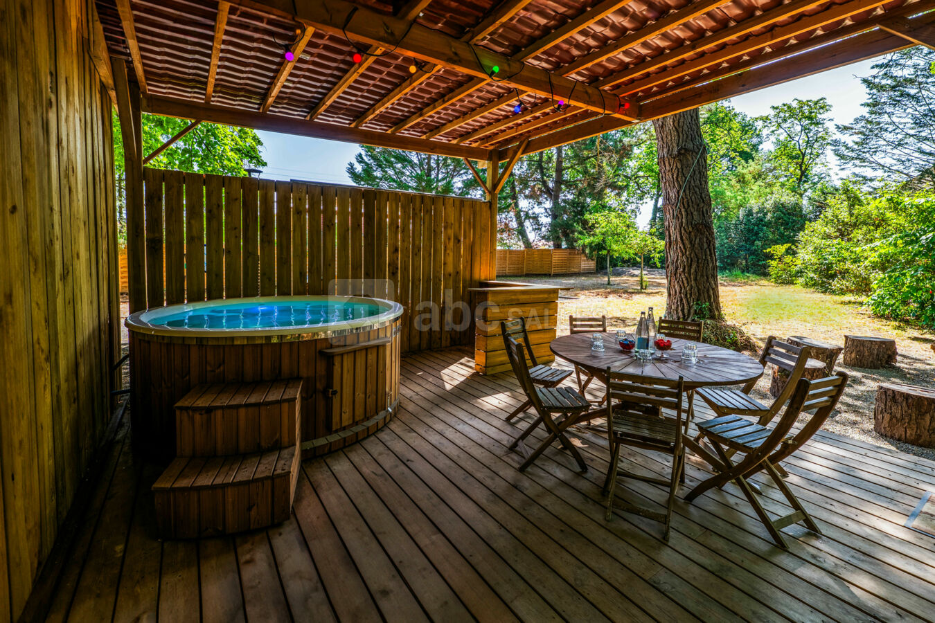 Extérieur bain nordique