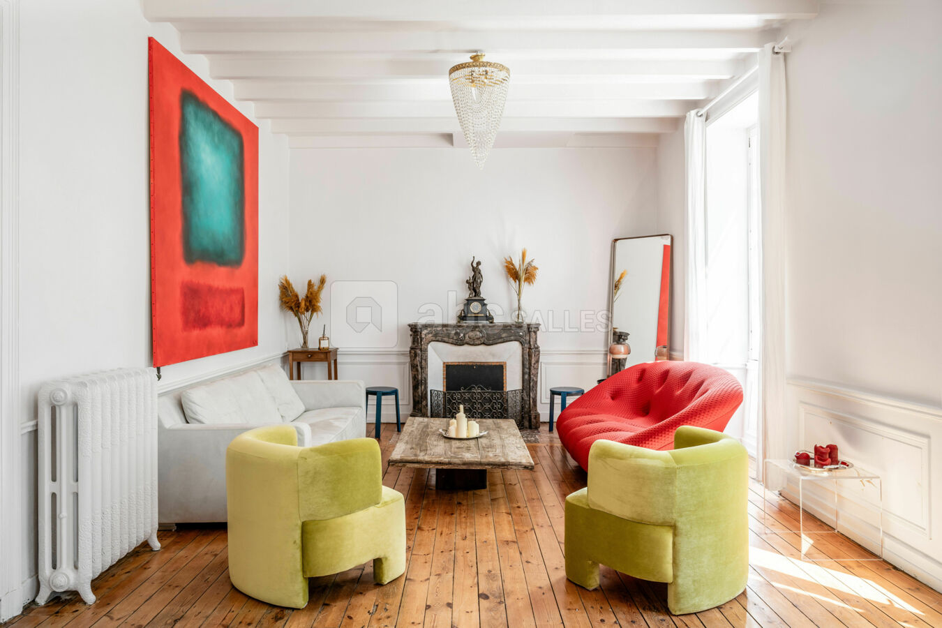 Salon en enfilade