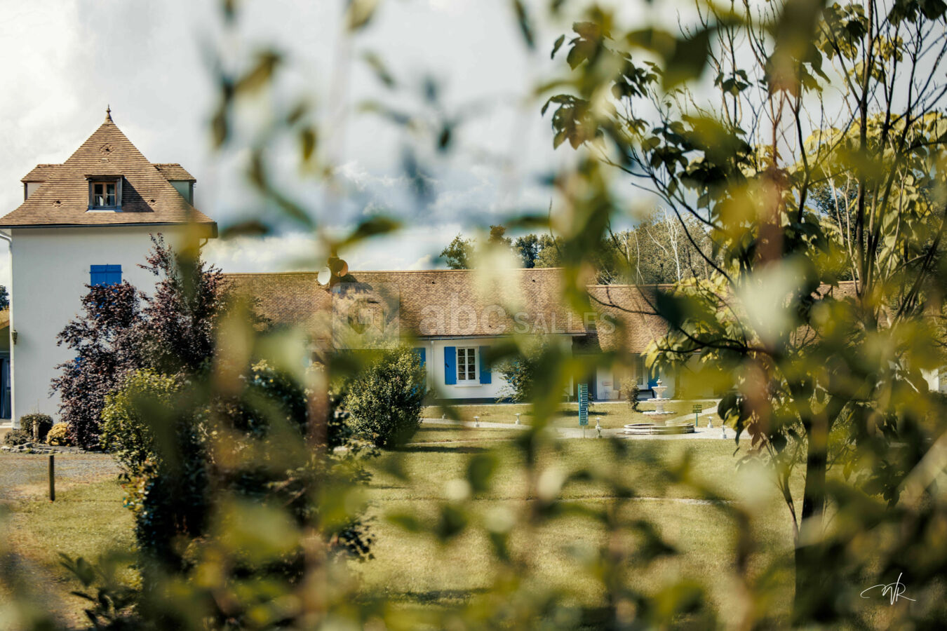Vue sur le domaine