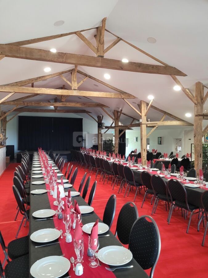 La grange aménagé pour un spectacle