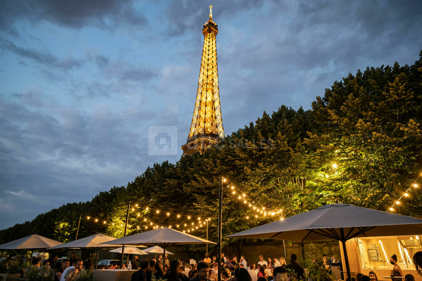 Vue Tour Eiffel - Guinguette