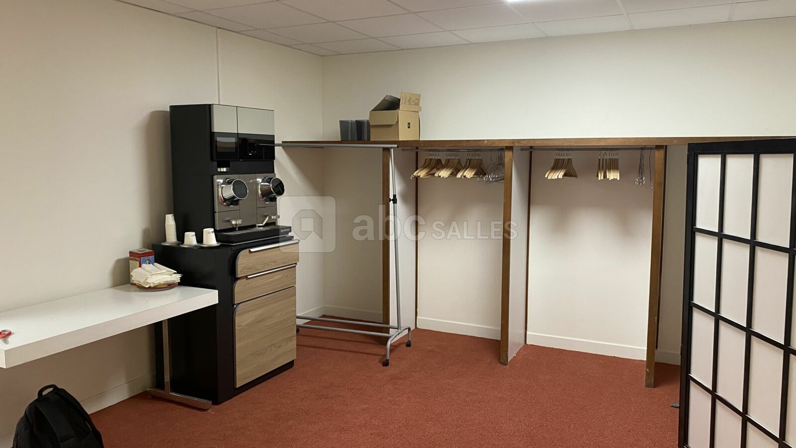 Possibilité service accueil et vestiaire