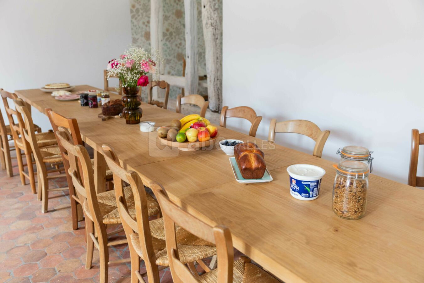 Salle à manger du gîte