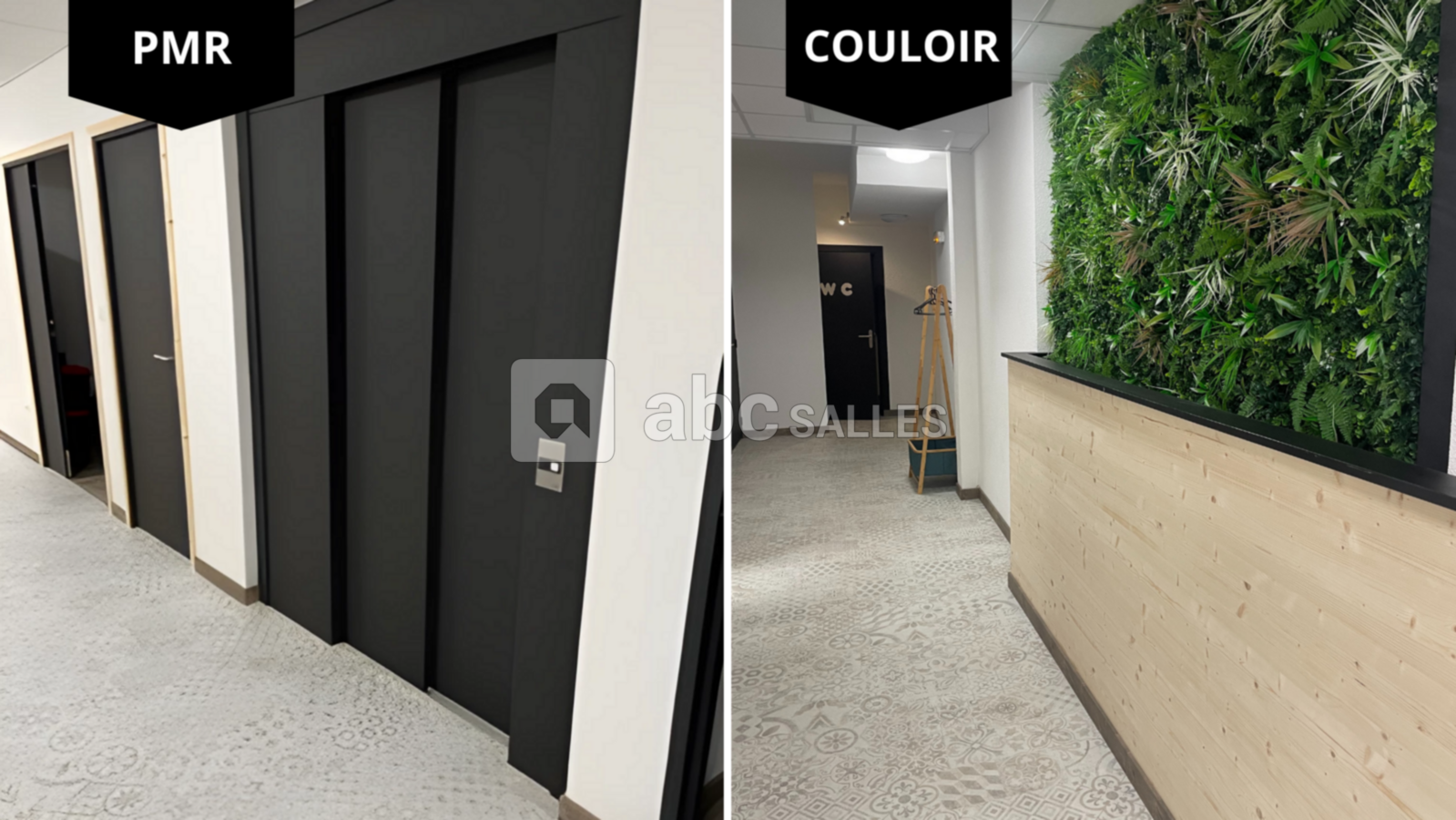 PMR + couloir