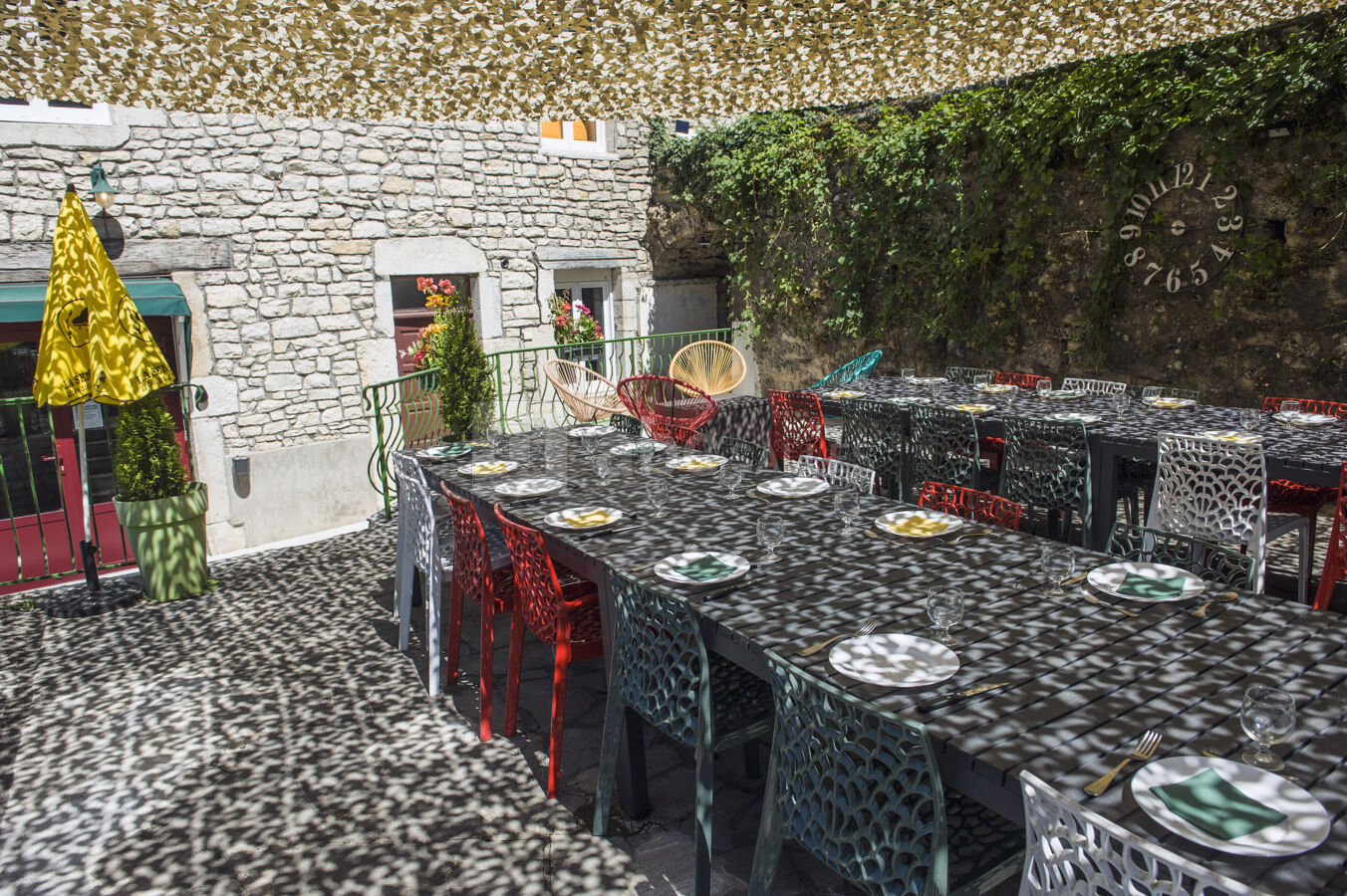 Terrasse 30 places assises