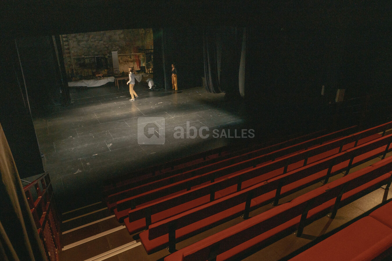La Grande salle vue depuis le haut du gradin
