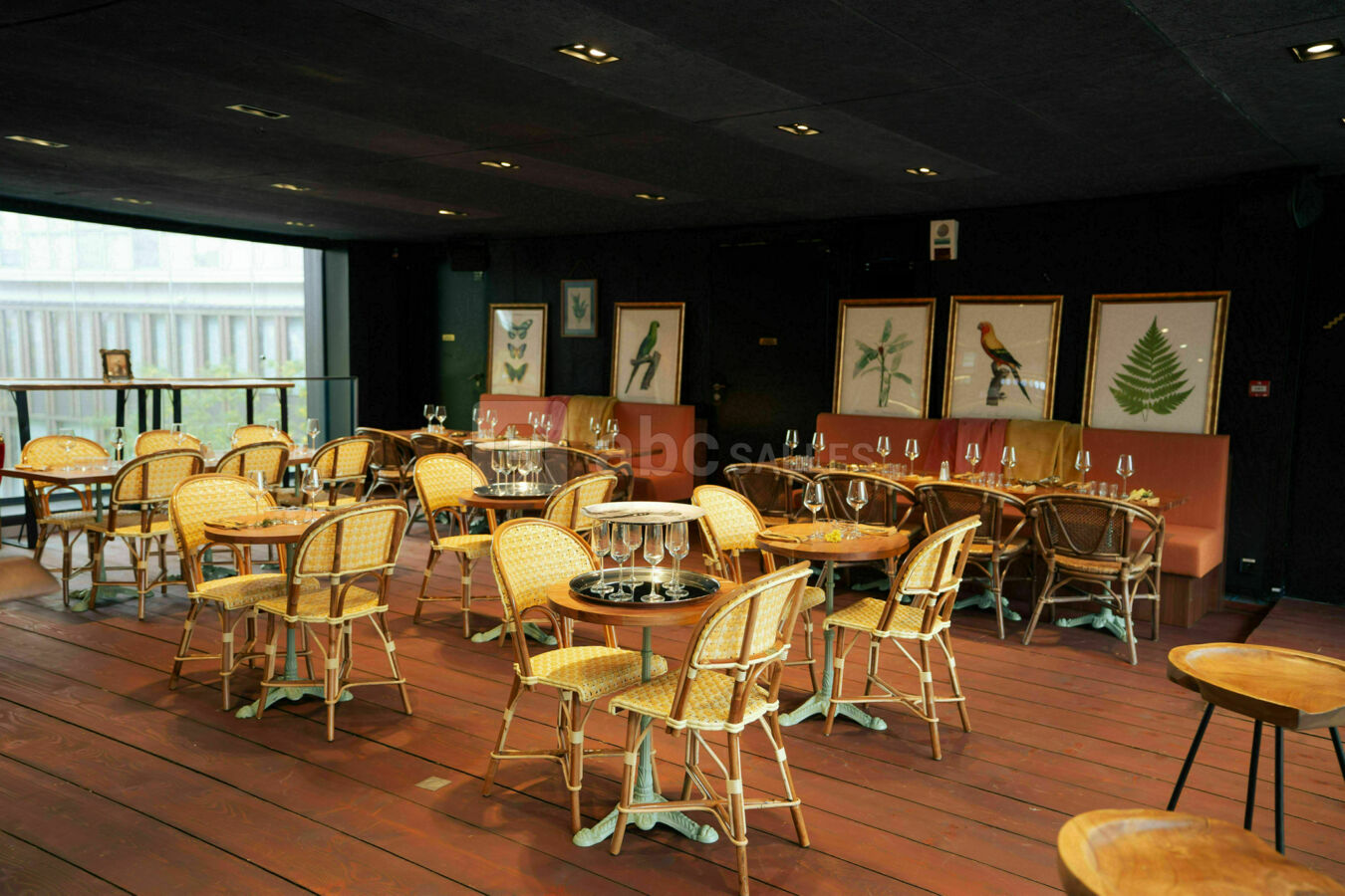 Patio pour le déjeuner