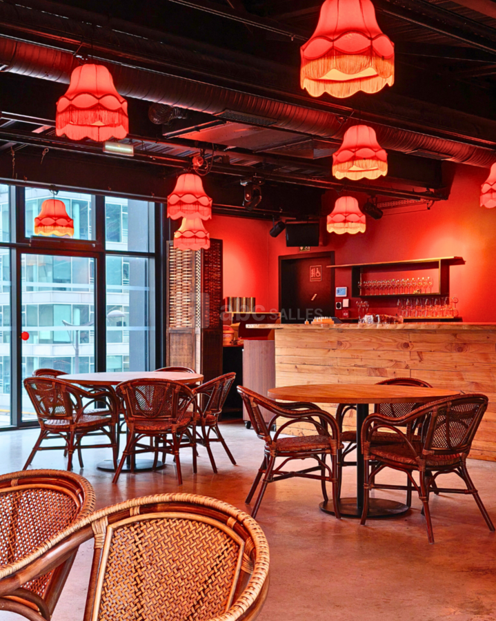 Ambiance intimiste du belvédère