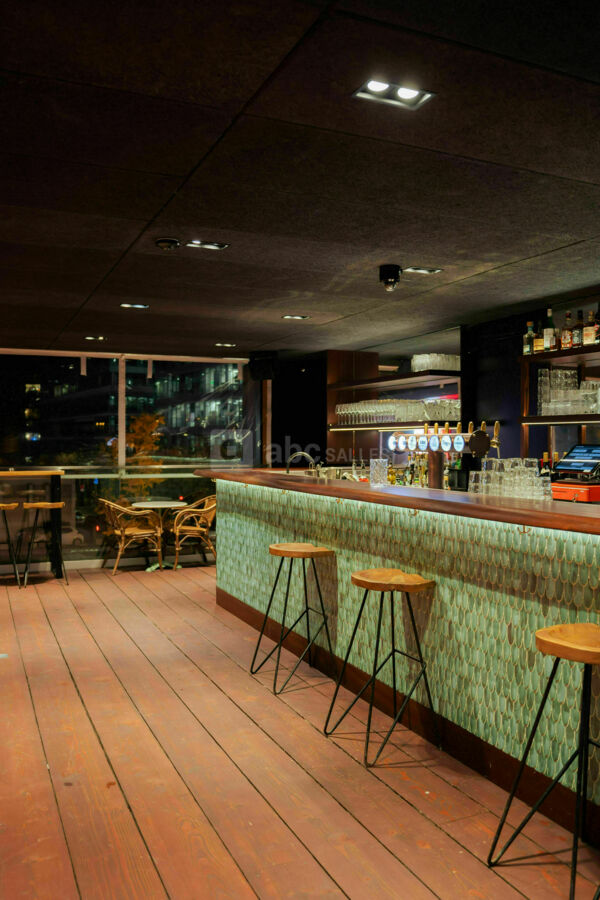 Bar indépendant de notre patio