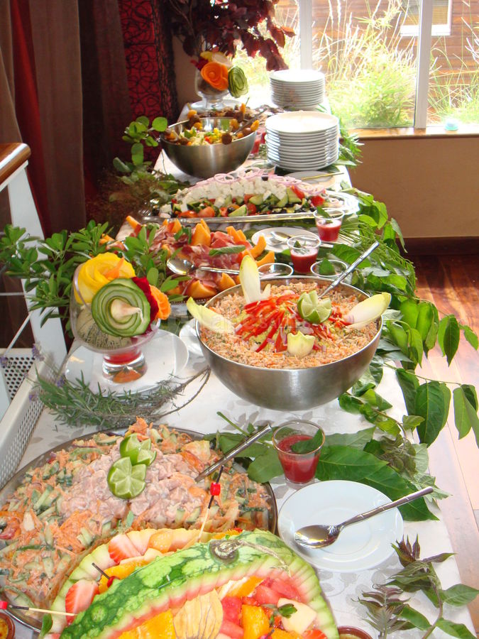 Buffets colorés