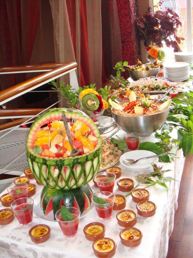 Buffet cocktails maison