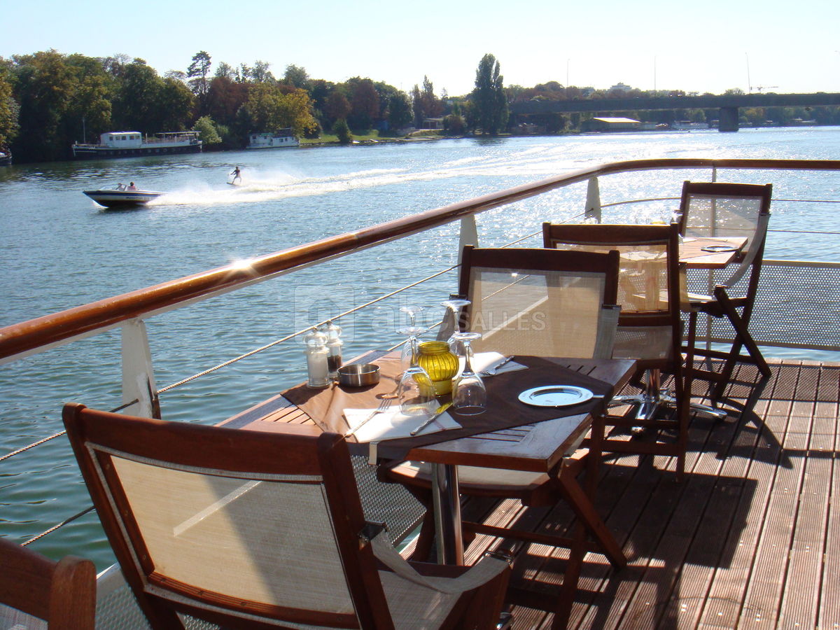 Vue sur le ski nautique