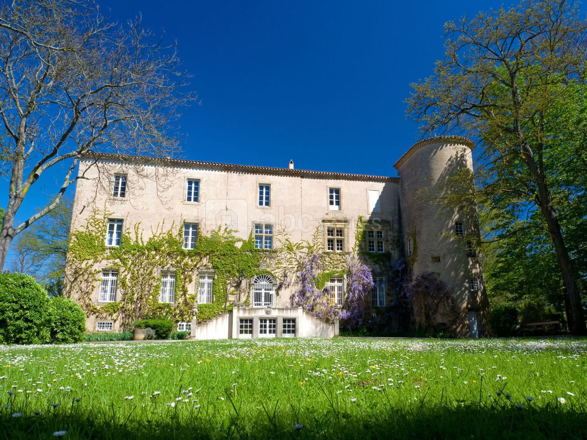 Façade sud du Château au printemps