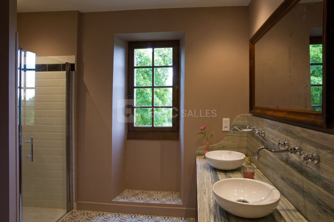 Salle de bains de la Chambre Bleue