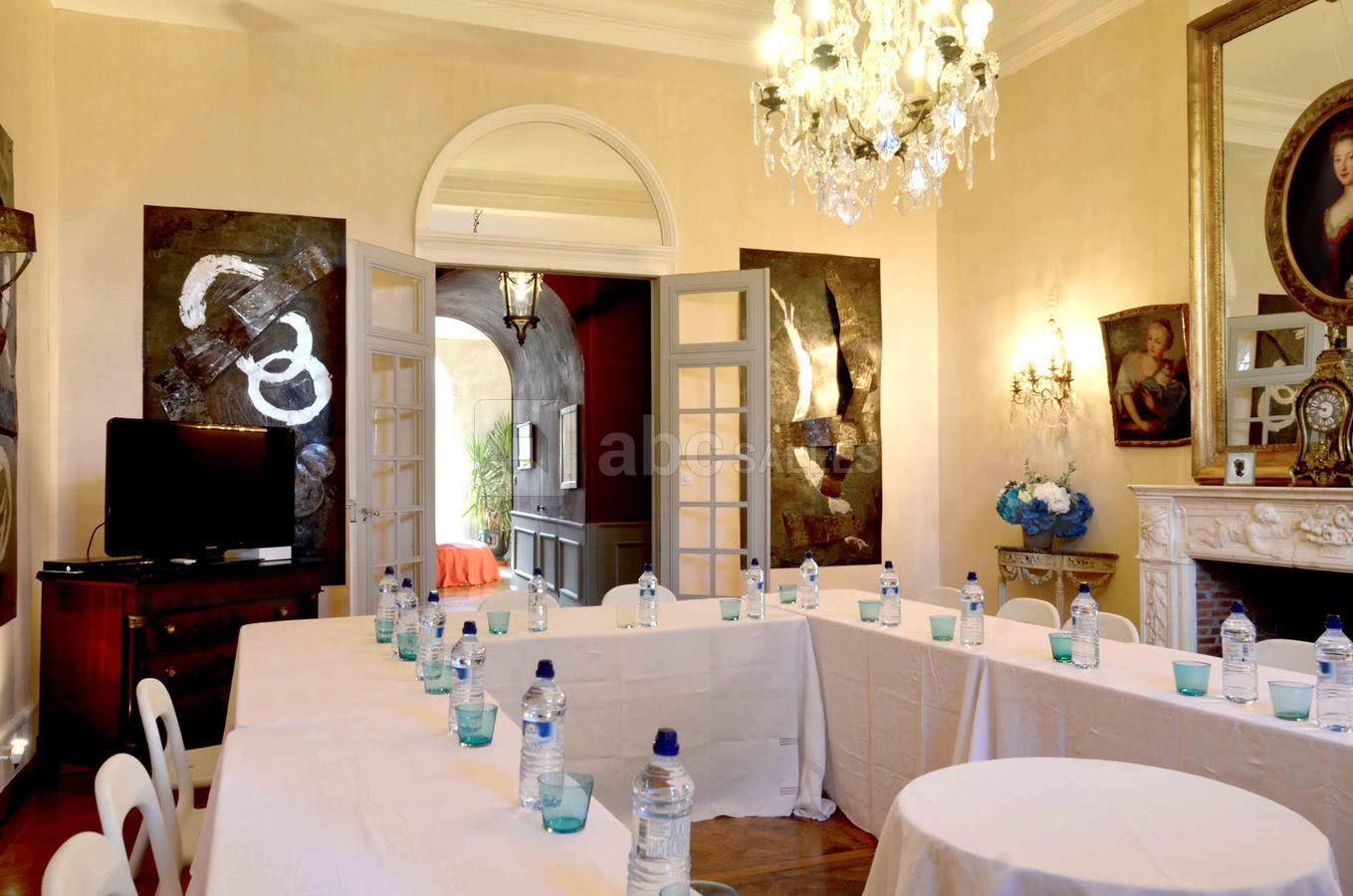 Réunion dans le Salon d'été