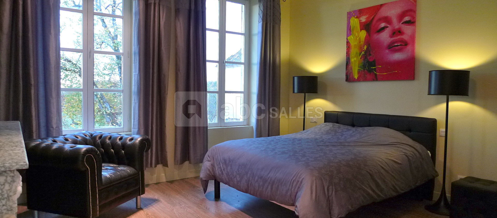 La chambre Verte du château