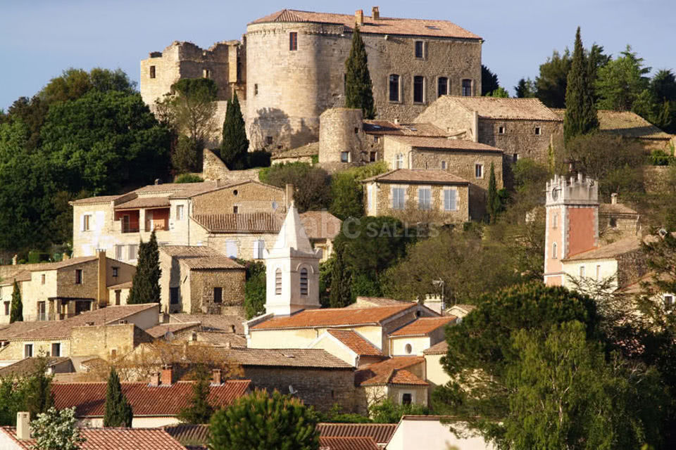 Château de vénéjan, vue d'ensemble