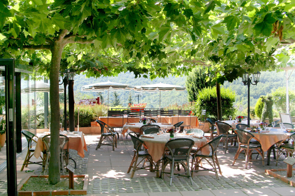 Terrasse panoramique du restaurant