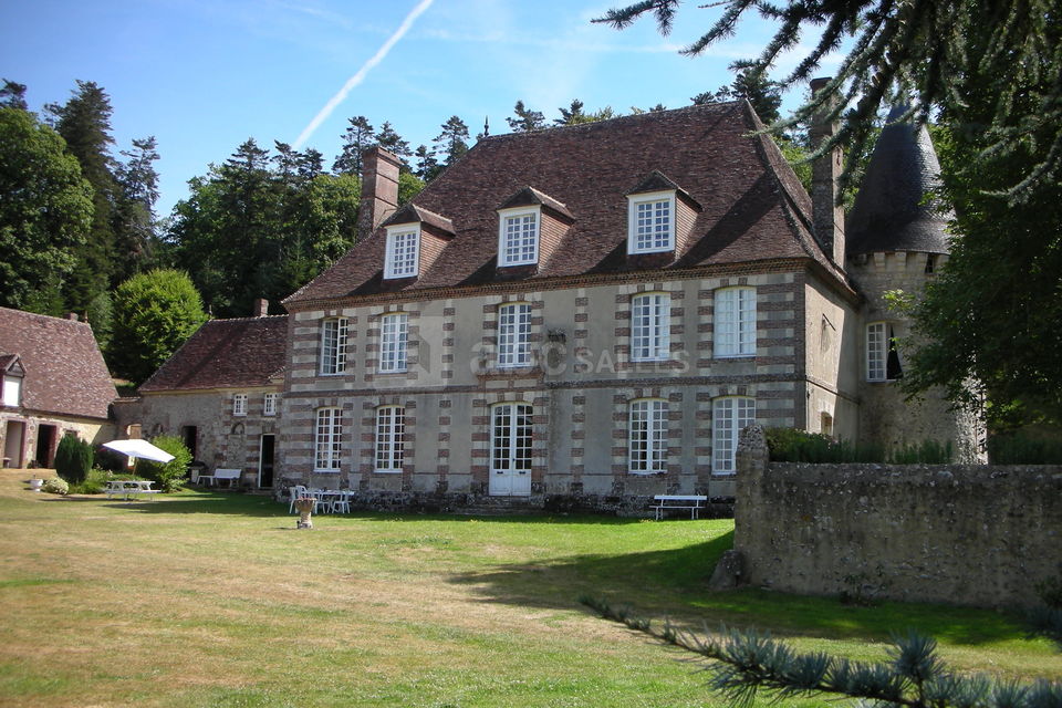 Façade principale du manoir