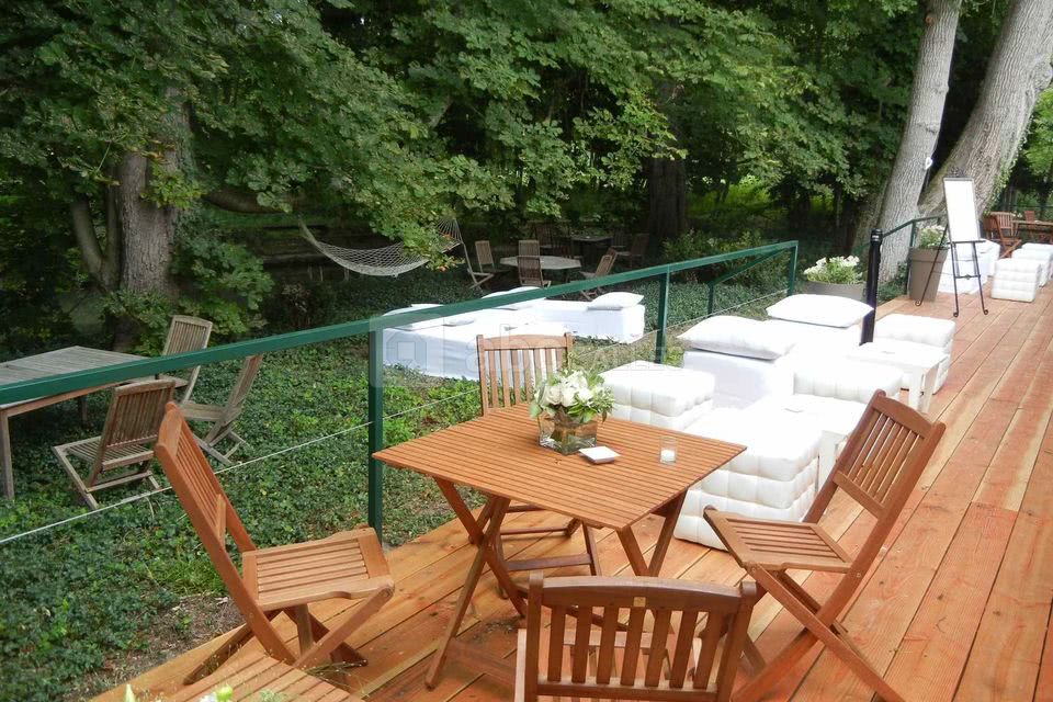 Terrasse tente cocktail