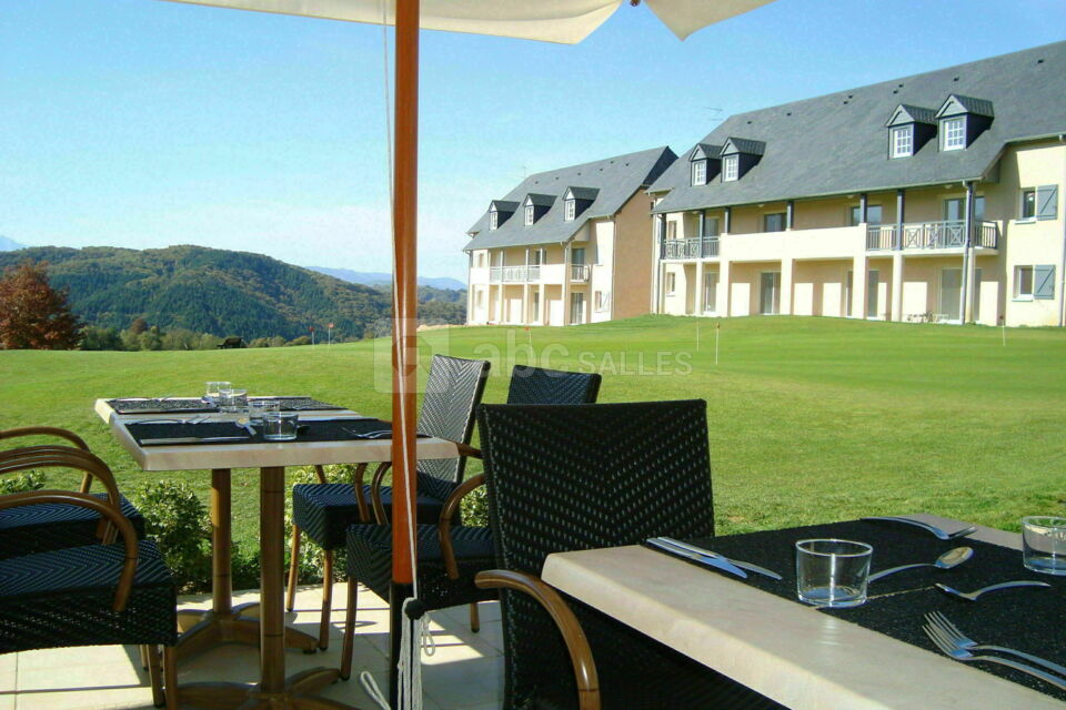 Vue d'hotel de la terrasse
