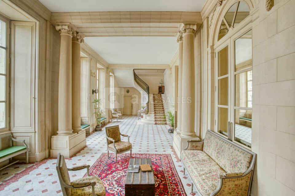 Grand vestibule du château