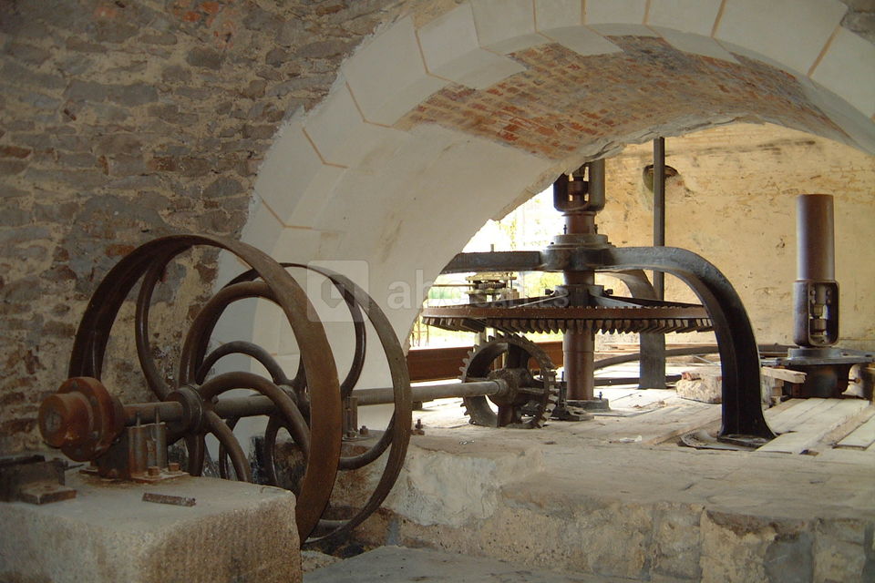 Roue visible de la salle