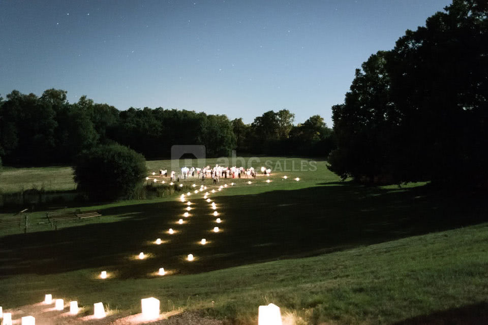 Le parc illuminé