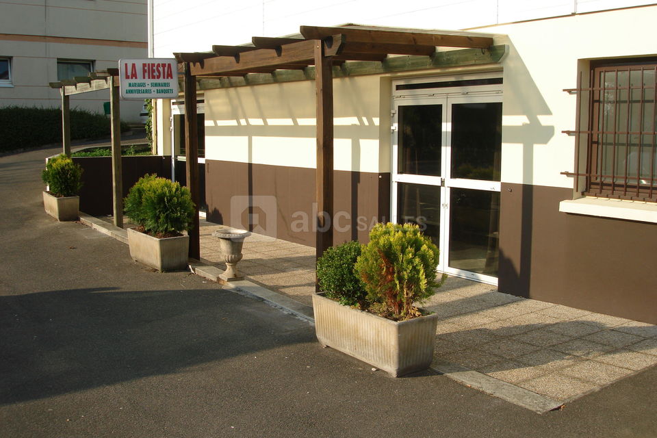 L'entrée de la salle de reception